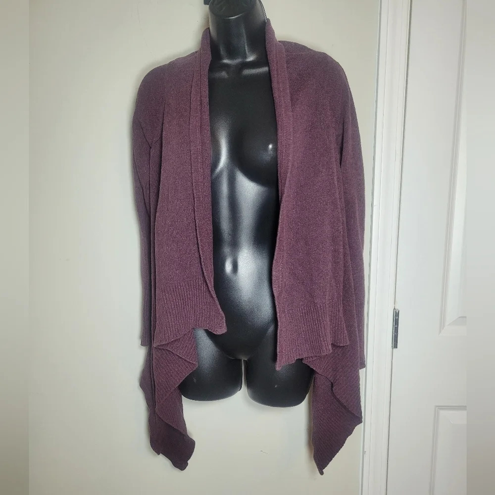 Mossimo Wool/Cotton Blend Waterfall Openfront Cardigan sz S